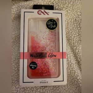 5for$25🥰 Iphone X Xs silicon glow in the dark clear hard case